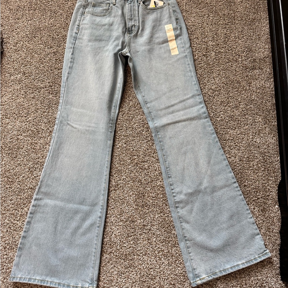 Universal Thread Blue Flare Wide Leg Jeans